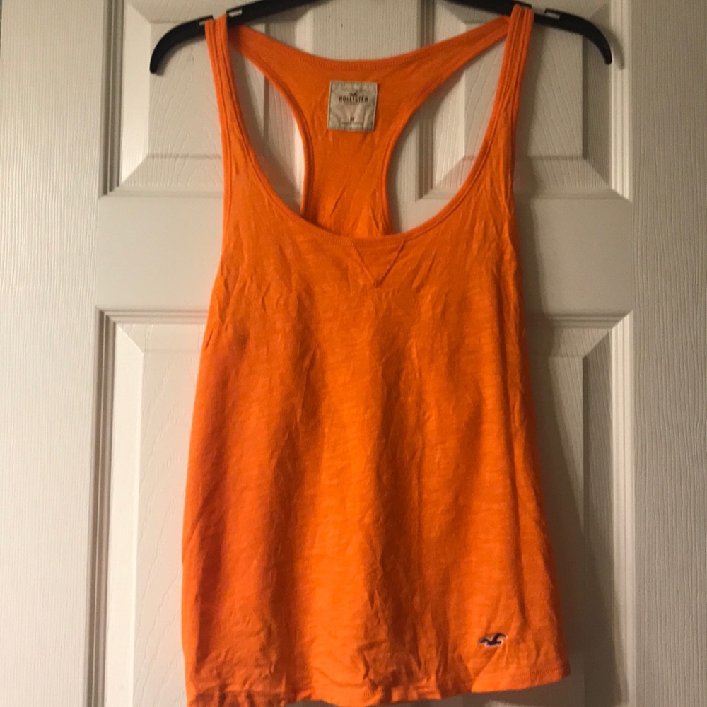 Bright Orange Hollister Tank Top